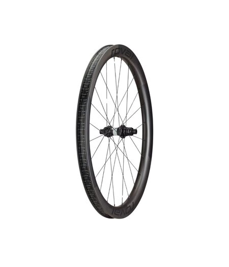 Roval Terra Aero CL Carbon Wheel 700c Rear Satin Carbon/Satin Black