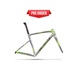 Specialized Crux 5 Frameset - FACT 10r Carbon Dolomite Metallic/powder Lime/nebula Metallic