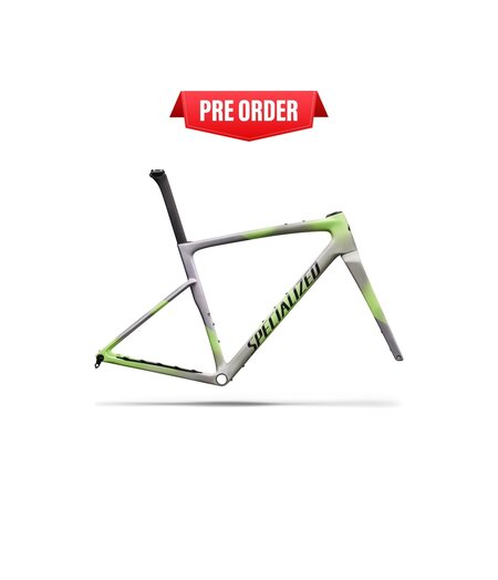 Specialized Crux 5 Frameset - FACT 10r Carbon Dolomite Metallic/powder Lime/nebula Metallic