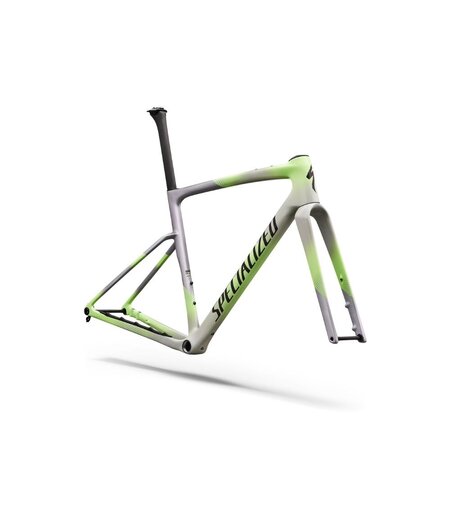 Specialized Crux 5 Frameset - FACT 10r Carbon Dolomite Metallic/powder Lime/nebula Metallic