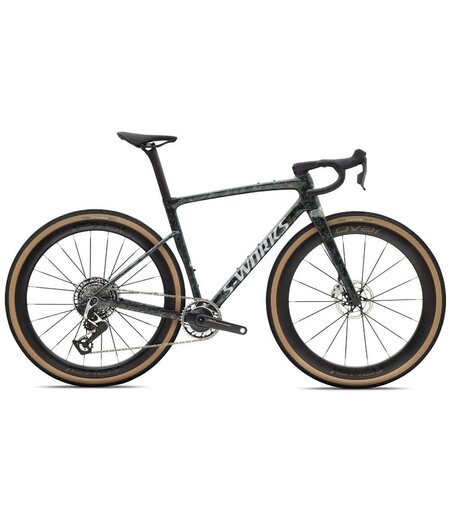 Specialized S-Works Crux 5 - SRAM RED XPLR Fjord Gold Sandstone Blurred Impasto/Gloss Flake Silver