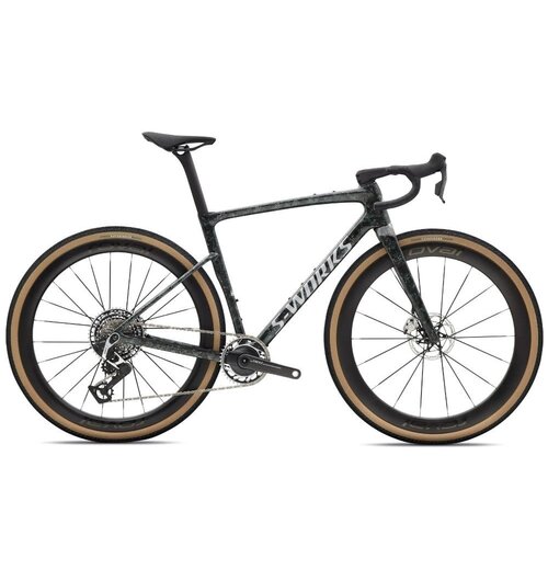Specialized S-Works Crux 5 - SRAM RED XPLR Fjord Gold Sandstone Blurred Impasto/Gloss Flake Silver