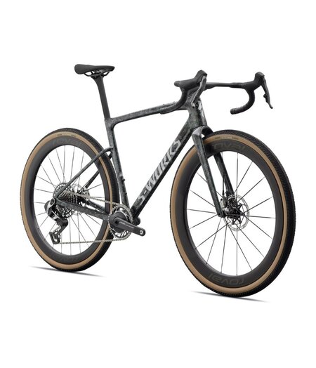 Specialized S-Works Crux 5 - SRAM RED XPLR Fjord Gold Sandstone Blurred Impasto/Gloss Flake Silver