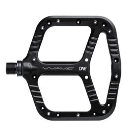 OneUp Flat Aluminium Wave Pedals Black