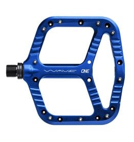 OneUp Flat Aluminium Wave Pedals Dark Blue