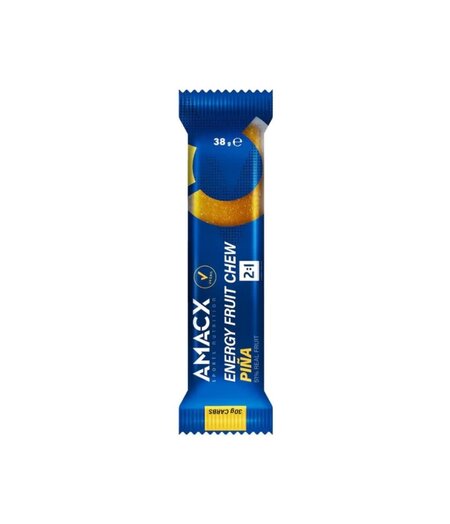 Amacx Energy Fruit Chew Pina - 38g / 1 bar