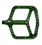 OneUp Flat Aluminium Wave Pedals Dark Green