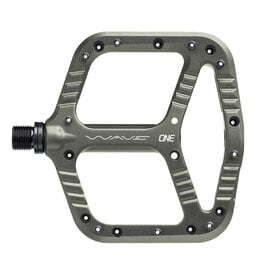 OneUp Flat Aluminium Wave Pedals Grey