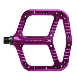 OneUp Flat Aluminium Wave Pedals Purple