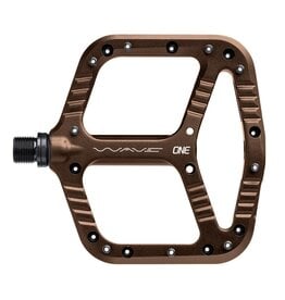 OneUp Flat Aluminium Wave Pedals Bronze