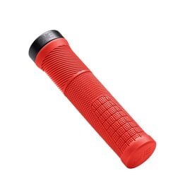 OneUp Thin Lock-On Grips Red