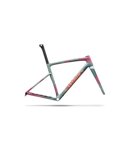 Specialized S-Works Crux 5 Frameset - FACT 12r Carbon Agave Grey/Photon Tint Over Silver Dust