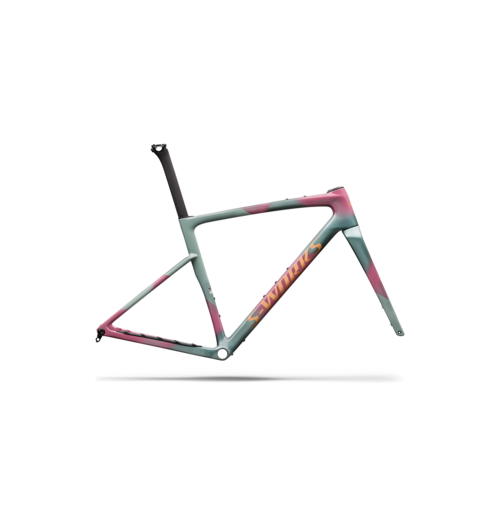 Specialized S-Works Crux 5 Frameset - FACT 12r Carbon Agave Grey/Photon Tint Over Silver Dust