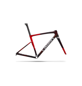Specialized S-Works Crux 5 Frameset - FACT 12r Carbon Cayenne Metallic/Red Tint/White Silver Metallic