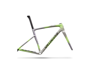 Crux 5 Frameset - FACT 10r Carbon Dolomite Metallic/Powder Lime/Nebula Metallic