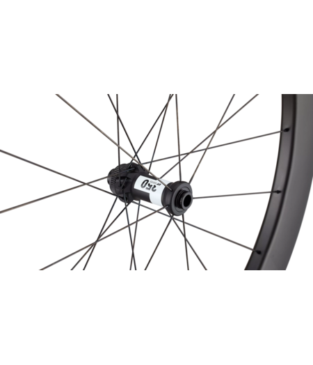 Roval Terra Aero CL Carbon Wheelset 700c Satin Carbon/Satin Black (Front & Rear)