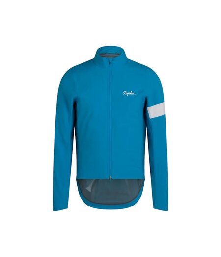 Rapha Men's Core Rain Jacket Teal Blue / White