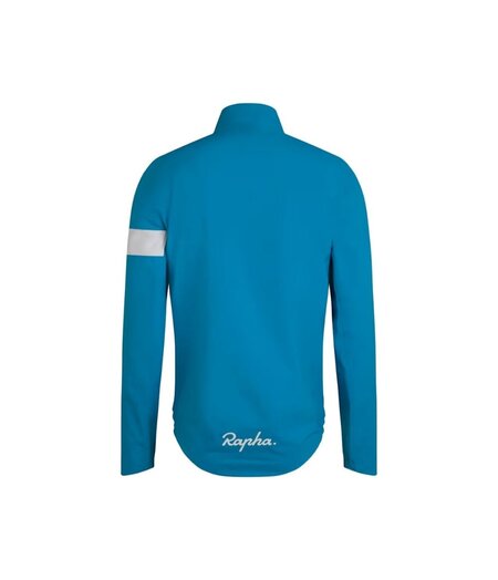 Rapha Men's Core Rain Jacket Teal Blue / White
