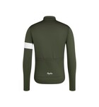 Rapha Men's Core Thermal Long Sleeve Jersey Dark Green/White