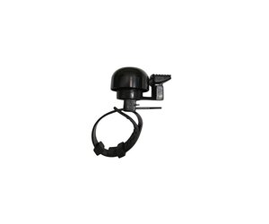 Black alloy Bell with strap fastener