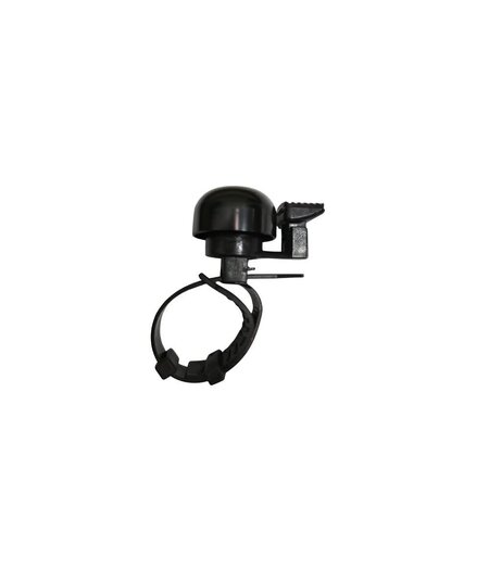 Black alloy Bell with strap fastener
