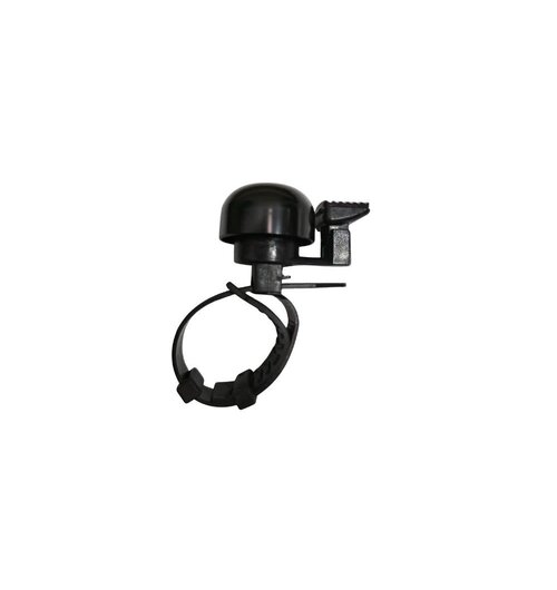 Black alloy Bell with strap fastener