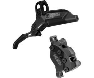 Disc Brake Maven Silver - Aluminium Lever, Stainless Hardware, Reach/Contact Adj, SwingLink, Black B1 (Includes MMX Clamp, Bracket) (Rotor Sold Separately)