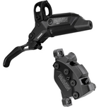 SRAM Disc Brake Maven Silver - Aluminium Lever, Stainless Hardware, Reach/Contact Adj, SwingLink, Black B1 (Includes MMX Clamp, Bracket) (Rotor Sold Separately)