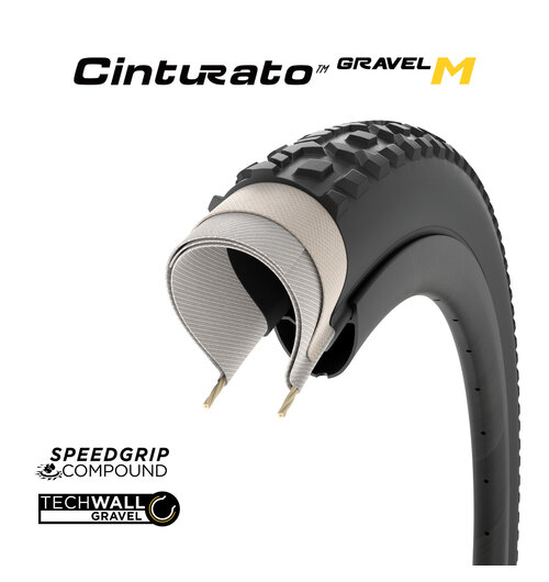 Pirelli Cinturato Gravel Performance M (Mixed Terrain) TLR Tyre Black