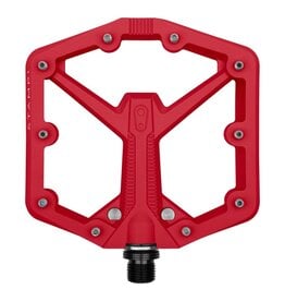 Crankbrothers Stamp 1 Gen 2 - Large Flat MTB Pedal Red