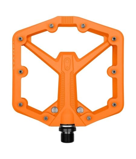 Crankbrothers Stamp 1 Gen 2 - Large Flat MTB Pedal Orange