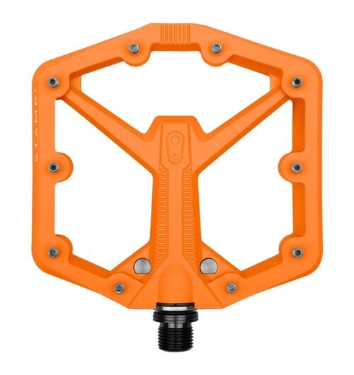Crankbrothers Stamp 1 Gen 2 - Large Flat MTB Pedal Orange