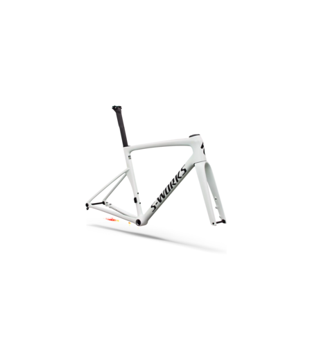 Specialized S-Works Tarmac SL9 Frameset Gloss White Silver Metallic / Obsidian Metallic