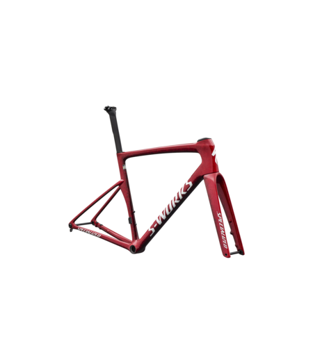 Specialized S-Works Tarmac SL9 Frameset Gloss Vivid Red / Tarmac Black / White Silver Metallic