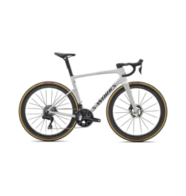 Specialized S-Works Tarmac SL9 - Shimano Dura-Ace Di2 Gloss White Silver Metallic / Obsidian Metallic