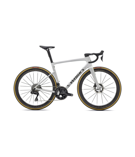Specialized S-Works Tarmac SL9 - Shimano Dura-Ace Di2 Gloss White Silver Metallic / Obsidian Metallic