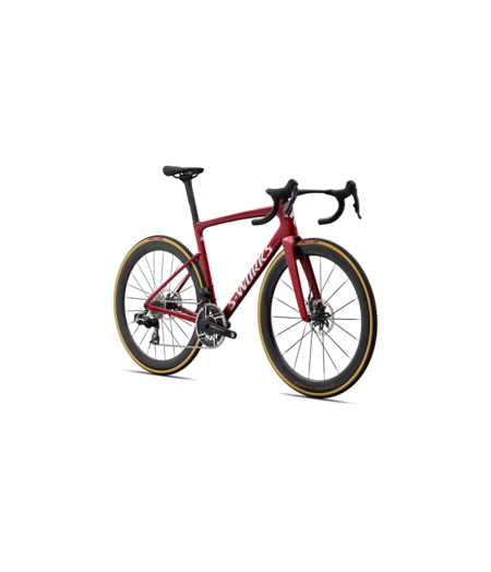 Specialized S-Works Tarmac SL9 - SRAM RED AXS Gloss Ruby Metallic / White Silver Metallic