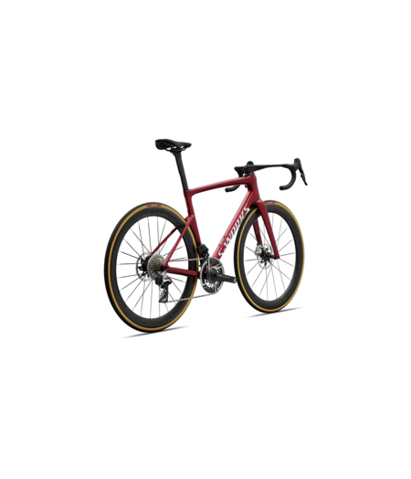 Specialized S-Works Tarmac SL9 - SRAM RED AXS Gloss Ruby Metallic / White Silver Metallic