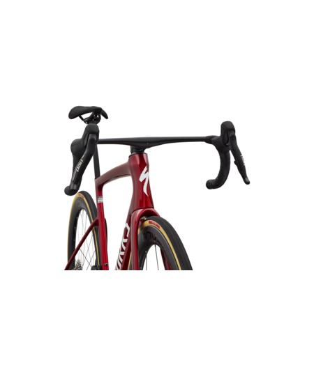Specialized S-Works Tarmac SL9 - SRAM RED AXS Gloss Ruby Metallic / White Silver Metallic