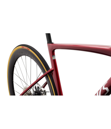 Specialized S-Works Tarmac SL9 - SRAM RED AXS Gloss Ruby Metallic / White Silver Metallic