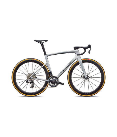 Specialized S-Works Tarmac SL9 - SRAM RED AXS Satin Silver Dust / Gloss Chrome