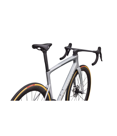 Specialized S-Works Tarmac SL9 - SRAM RED AXS Satin Silver Dust / Gloss Chrome