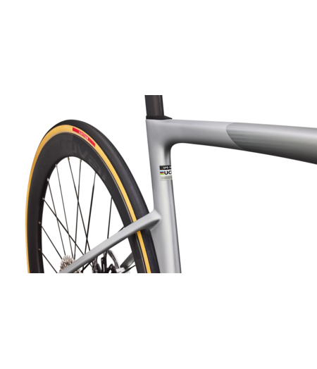 Specialized S-Works Tarmac SL9 - SRAM RED AXS Satin Silver Dust / Gloss Chrome