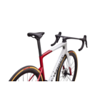 Specialized S-Works Tarmac SL9 - SRAM RED AXS Gloss White Silver Metallic / Gloss Ruby Metallic / Obsidian Metallic