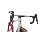 Specialized S-Works Tarmac SL9 - SRAM RED AXS Gloss White Silver Metallic / Gloss Ruby Metallic / Obsidian Metallic