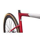 Specialized S-Works Tarmac SL9 - SRAM RED AXS Gloss White Silver Metallic / Gloss Ruby Metallic / Obsidian Metallic