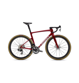 Specialized S-Works Tarmac SL9 - SRAM RED AXS Gloss Ruby Metallic / White Silver Metallic