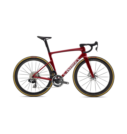 Specialized S-Works Tarmac SL9 - SRAM RED AXS Gloss Ruby Metallic / White Silver Metallic