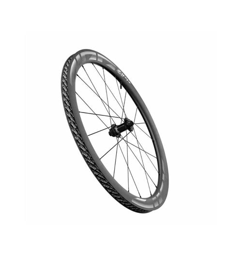 Zipp 404S Carbon Tubeless Disc Brake CL  700c Front 20 Spokes  12x100mm Dark Grey Graphic
