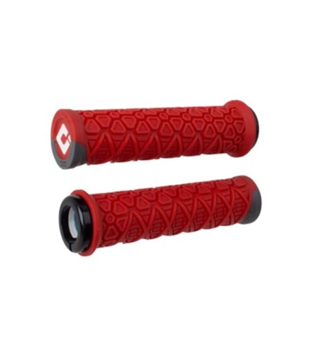 ODI MTB Vanquish D30 Lock-on Grip 135mm Red / Graphite